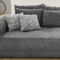 Big Sofa Mit Federkern Grau 306 Cm – Moldau With Big Sofa Grau