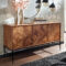 Finebuy Sideboard 123X70X45 Cm Sheesham Massivholz / Metall Within Kommode Sideboard